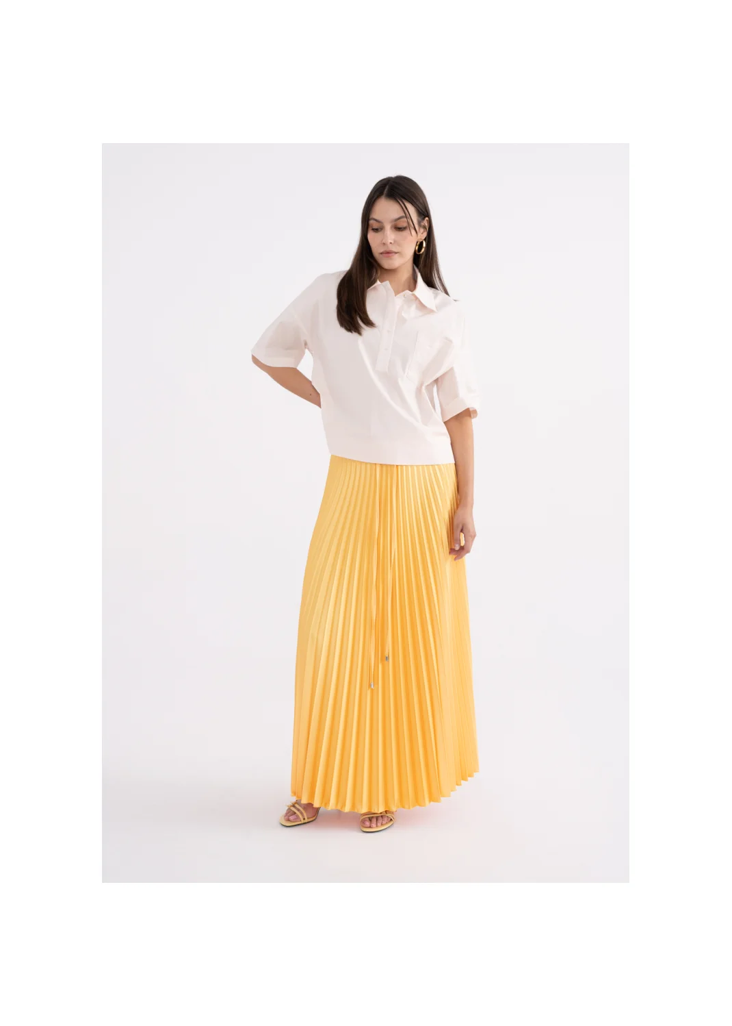Blouse ASTER cream pink  - 146175