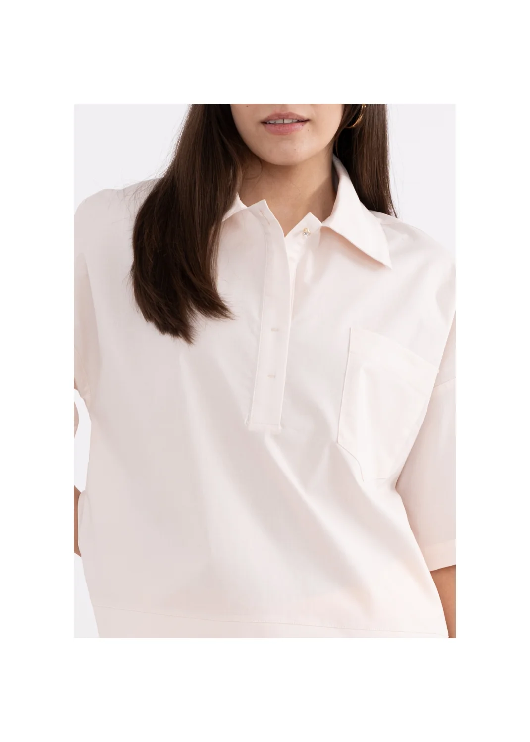 Blouse ASTER cream pink  - 146177