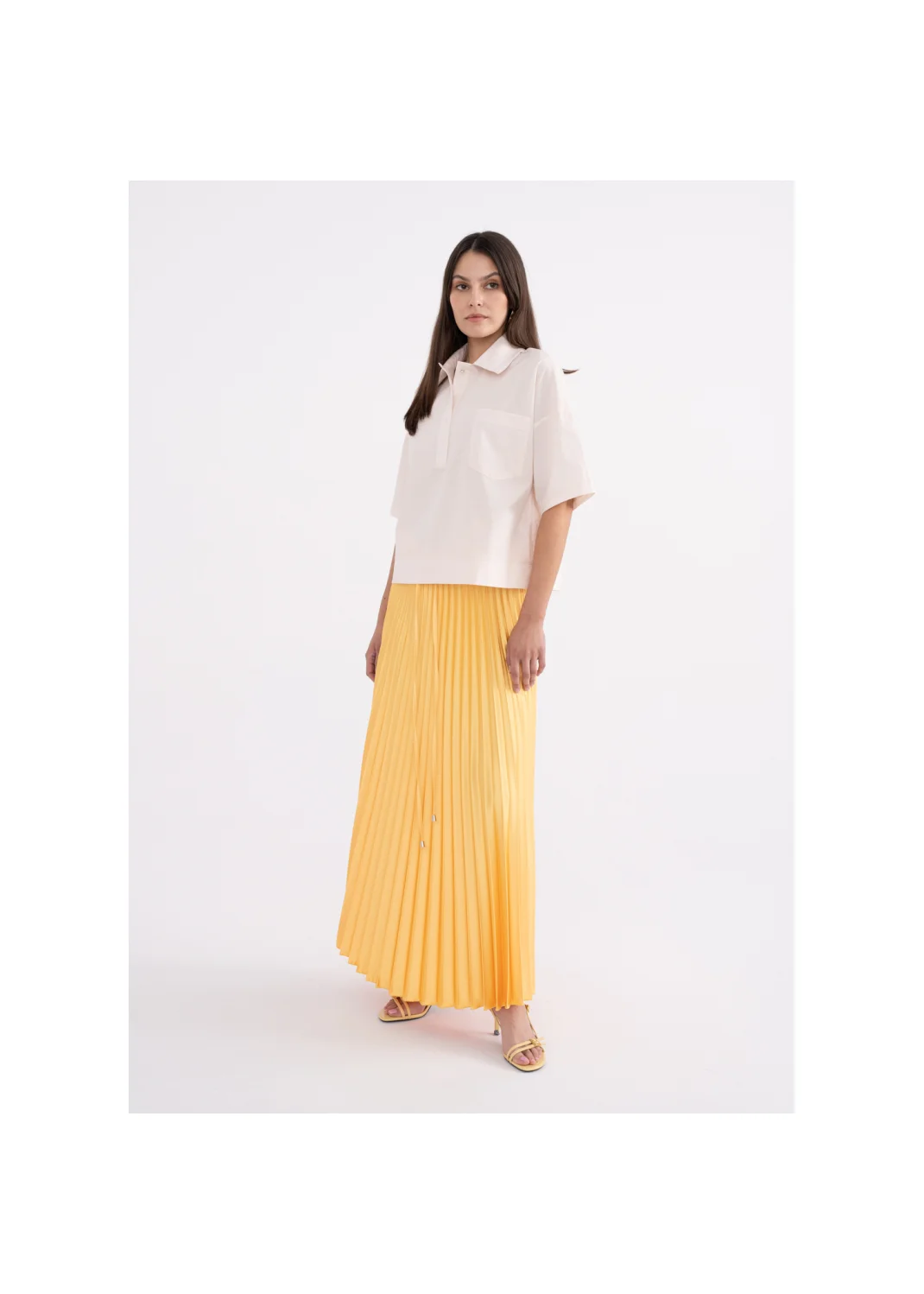 Blouse ASTER cream pink  - 146178