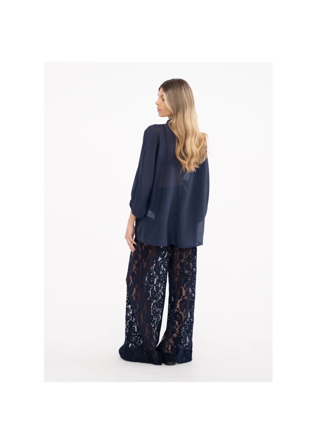 Blouse MELEN navy blue - 147901