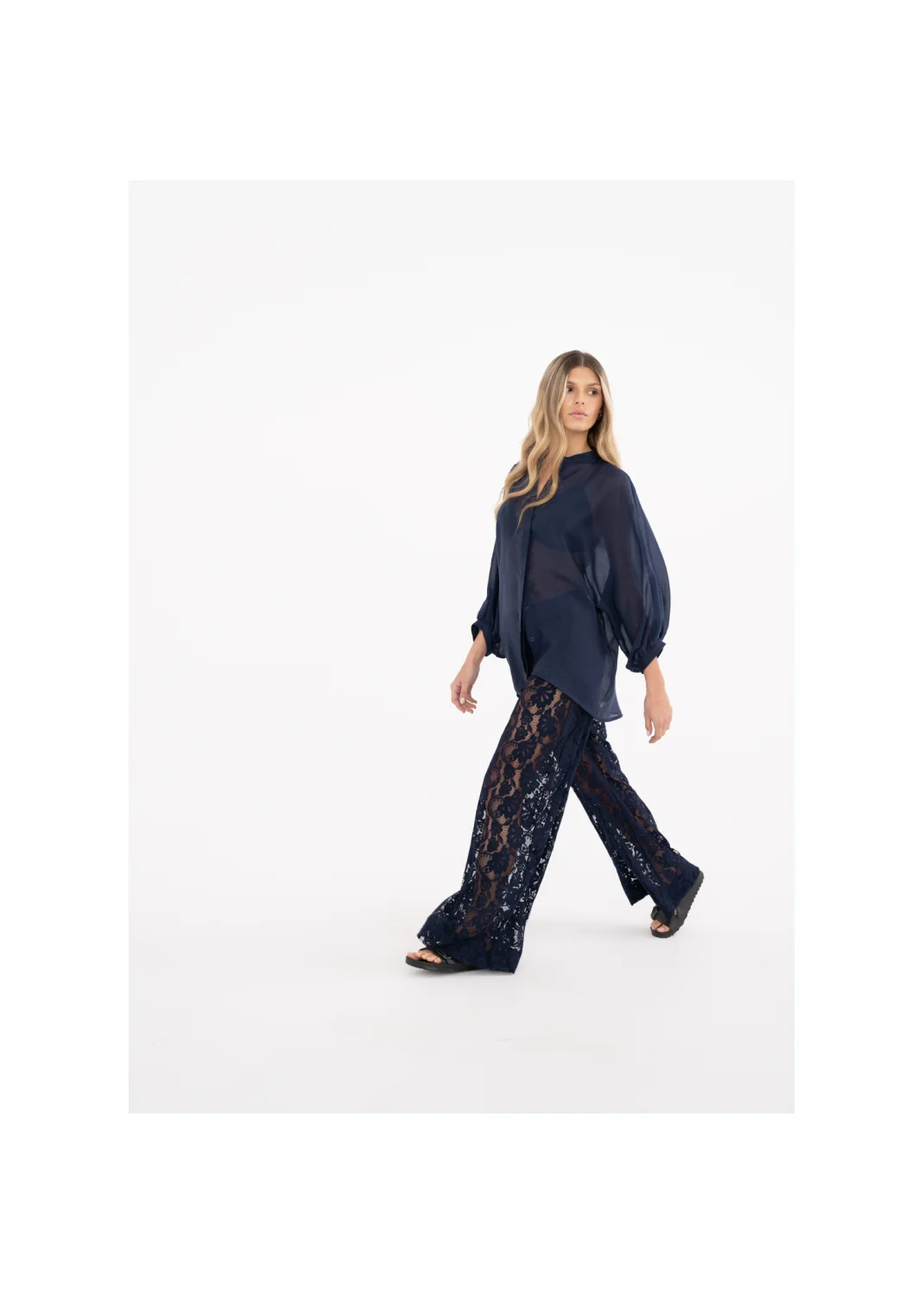 Blouse MELEN navy blue - 147903