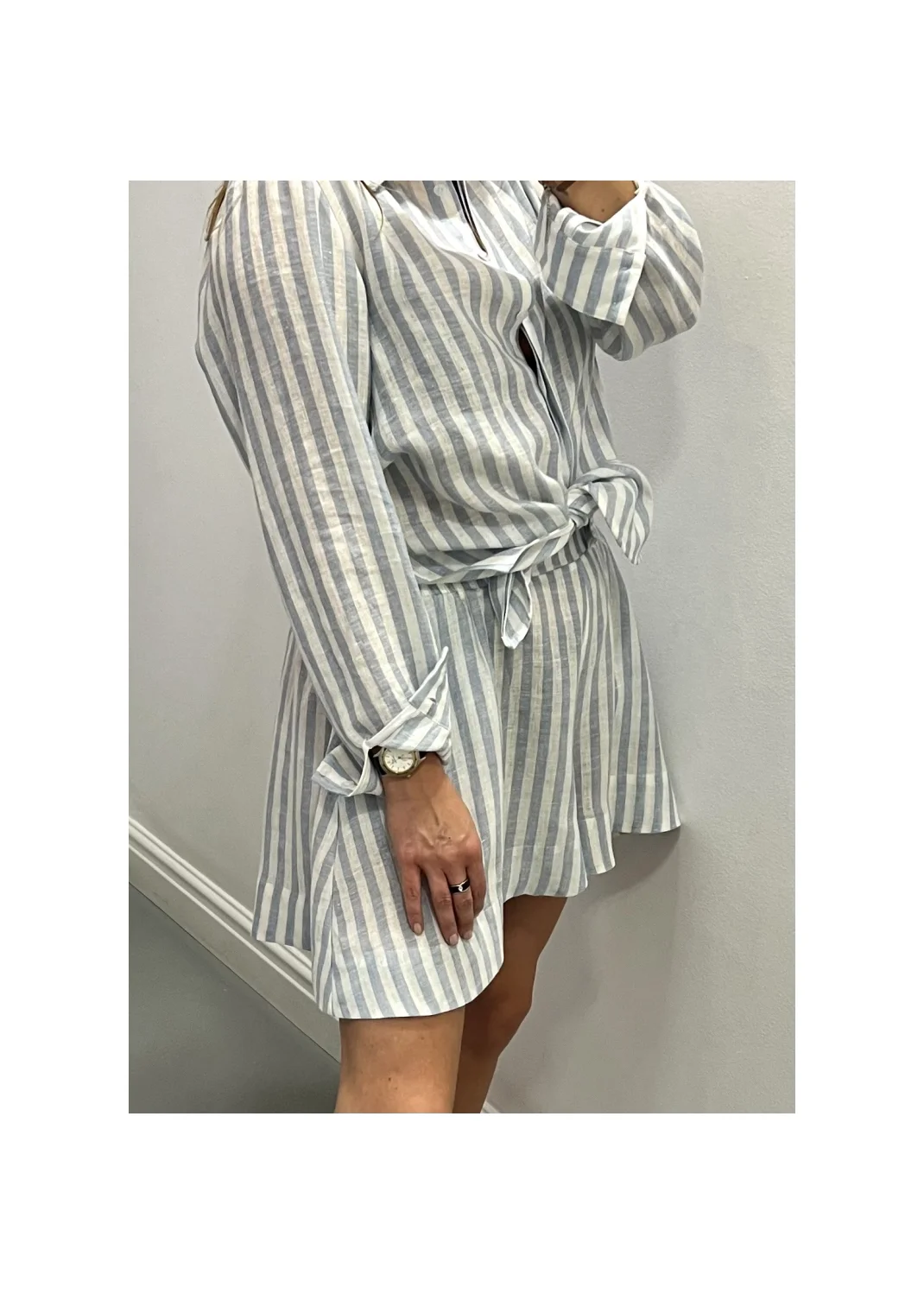Shirt SARDYNIA stripes linen - 149899