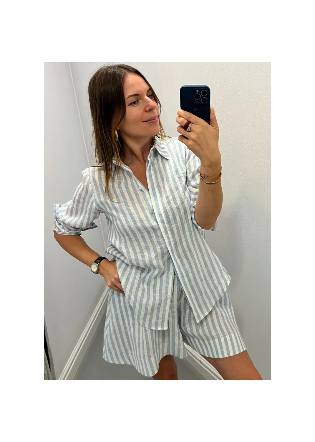 Shirt SARDYNIA stripes linen - 149900