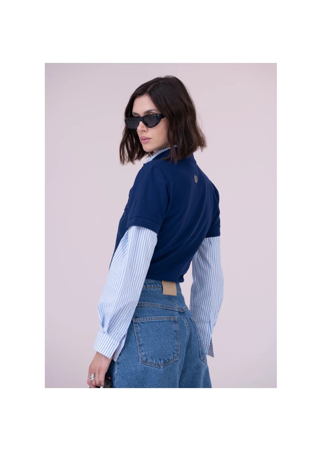 Polo shirt CALLA navy blue - 153333