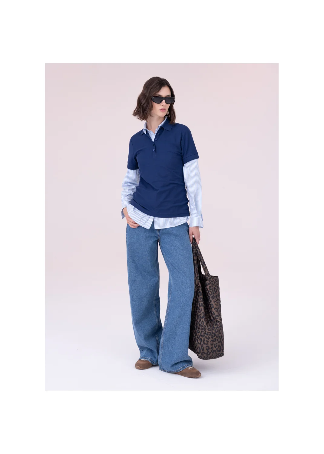 Polo shirt CALLA navy blue - 153342