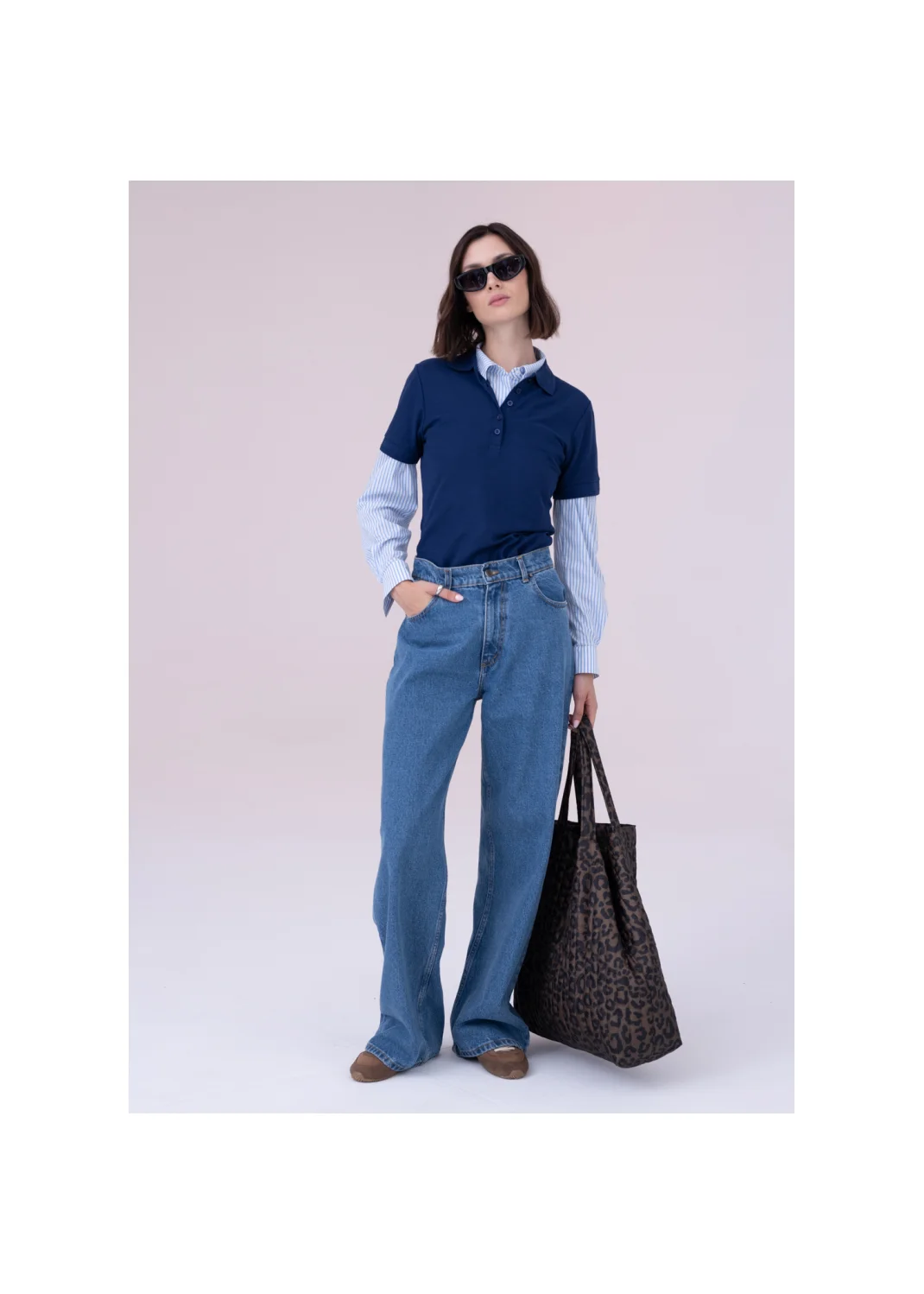 Polo shirt CALLA navy blue - 153336