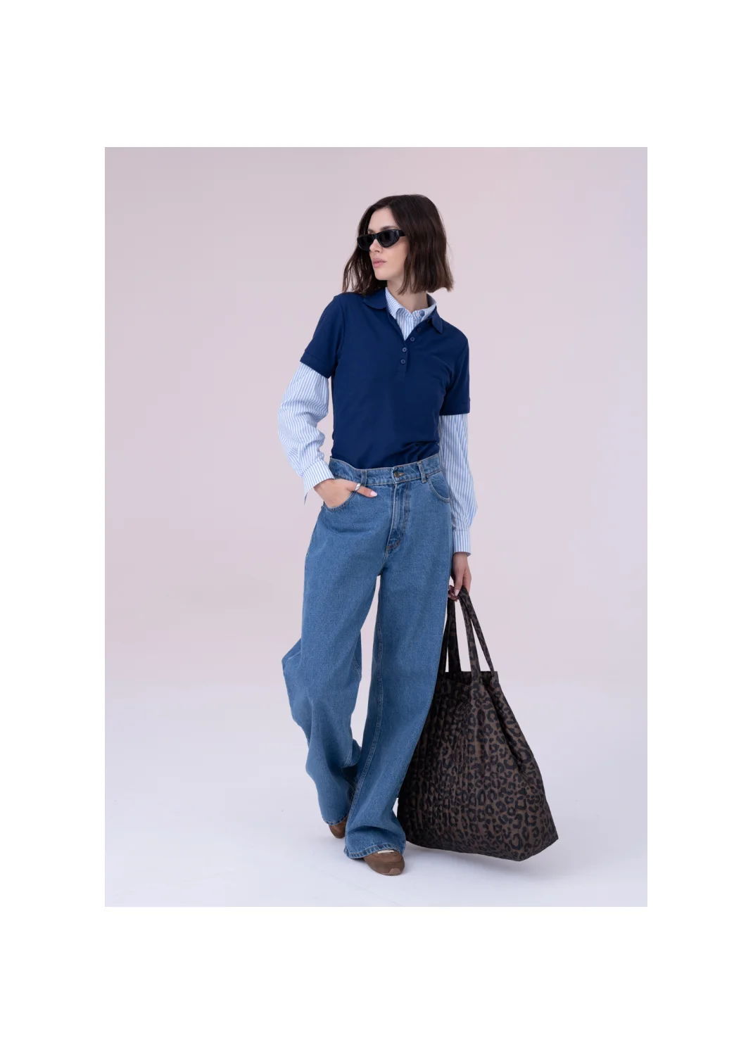 Polo shirt CALLA navy blue - 153337