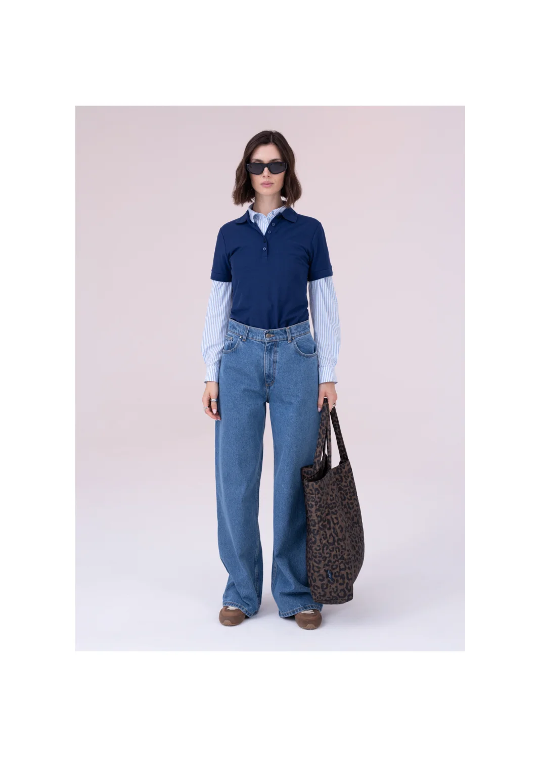 Polo shirt CALLA navy blue - 153338