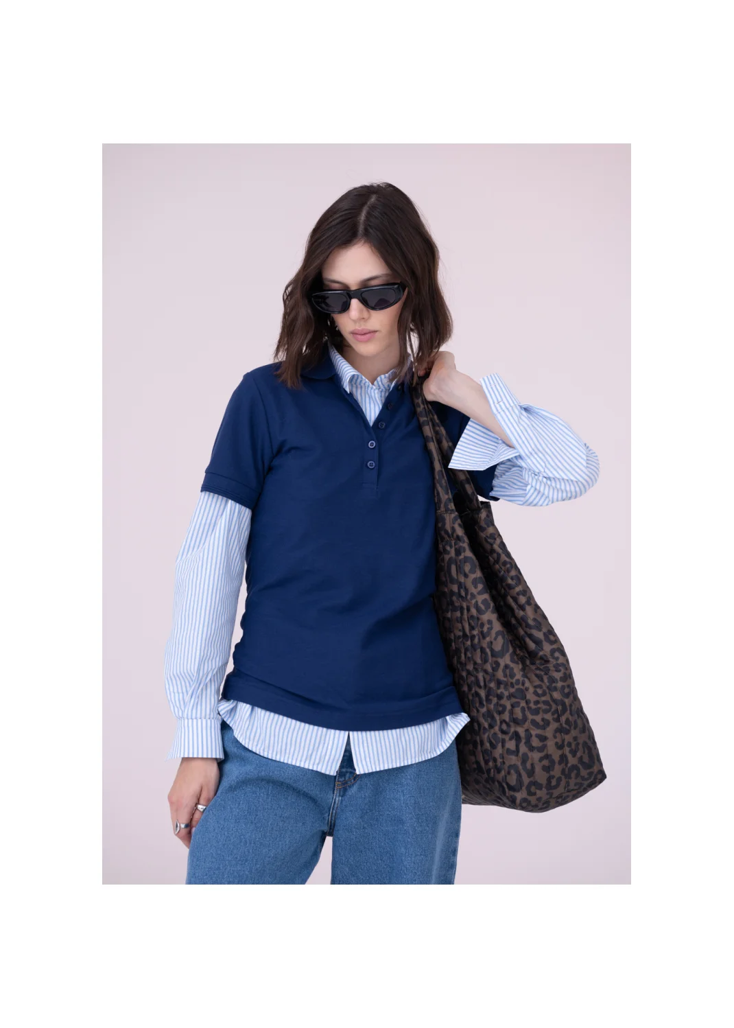 Polo shirt CALLA navy blue - 153339