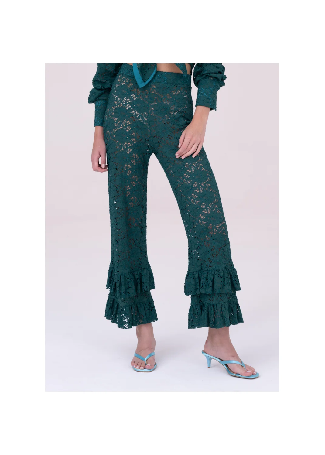 Trousers VERBENA lace - 153919