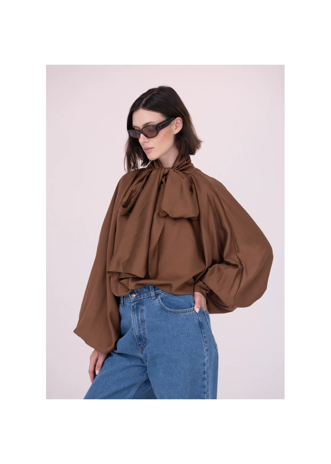 BLOUSE IRISMA brown - 153358