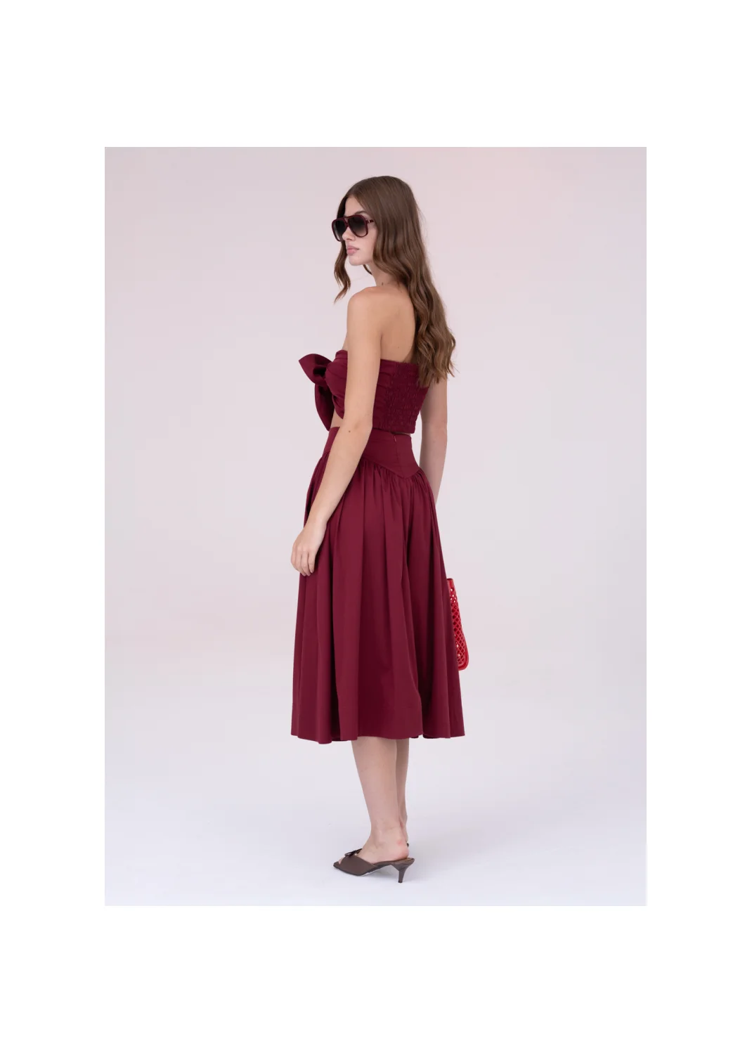 Skirt RIVER burgundy - 154739