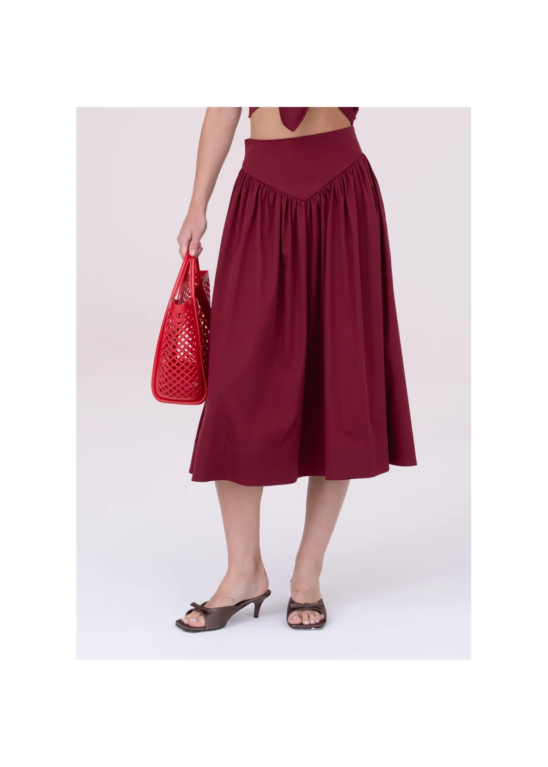 Skirt RIVER burgundy - 154742
