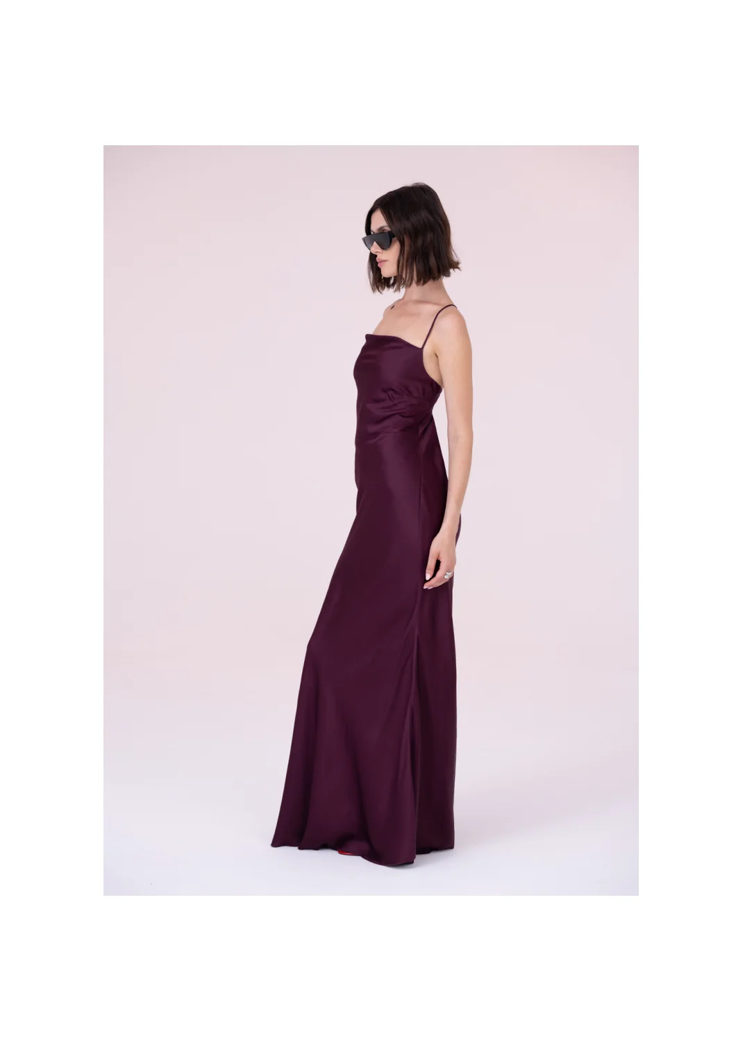 Dress GALLE burgundy - 156098