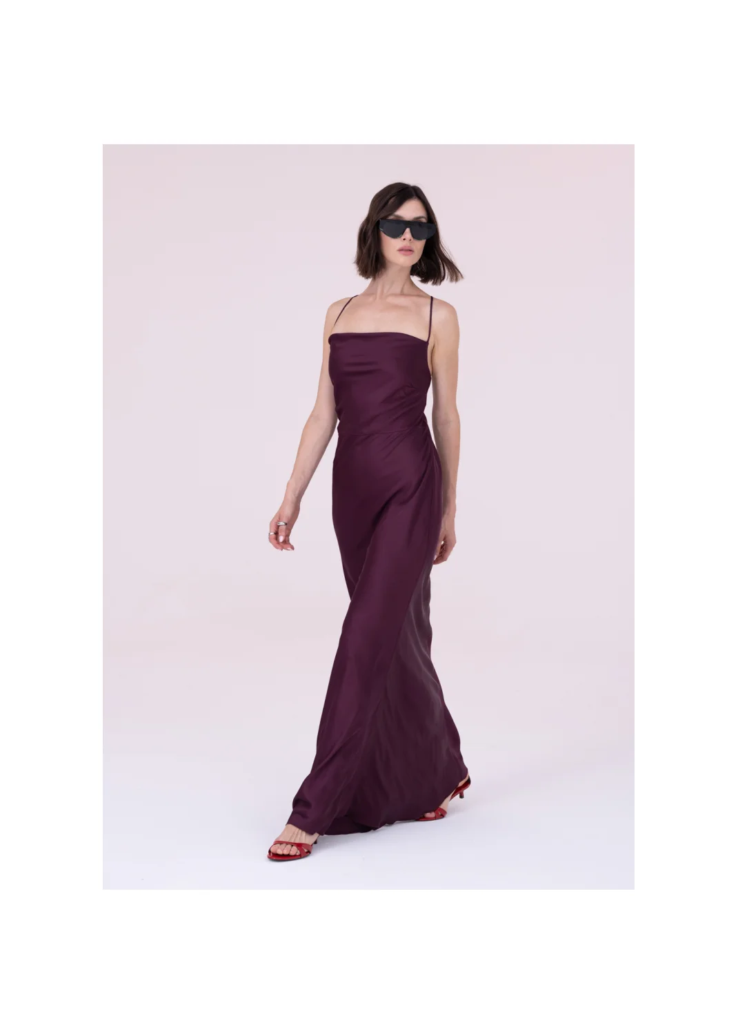 Dress GALLE burgundy - 156101