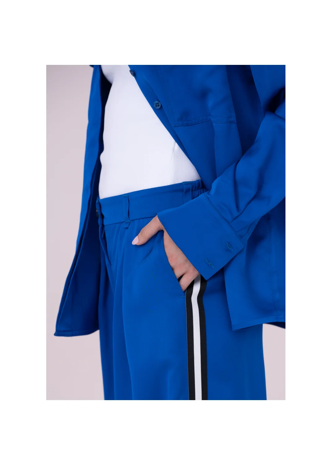 Trousers CLITORIA cornflower blue - 157825