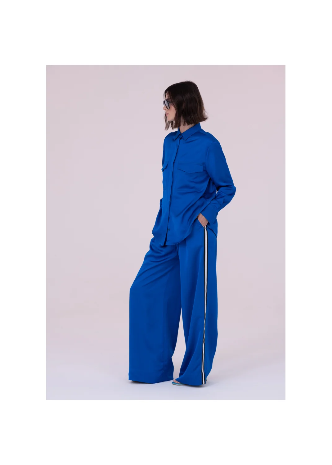 Shirt CLITORIA cornflower blue - 157814