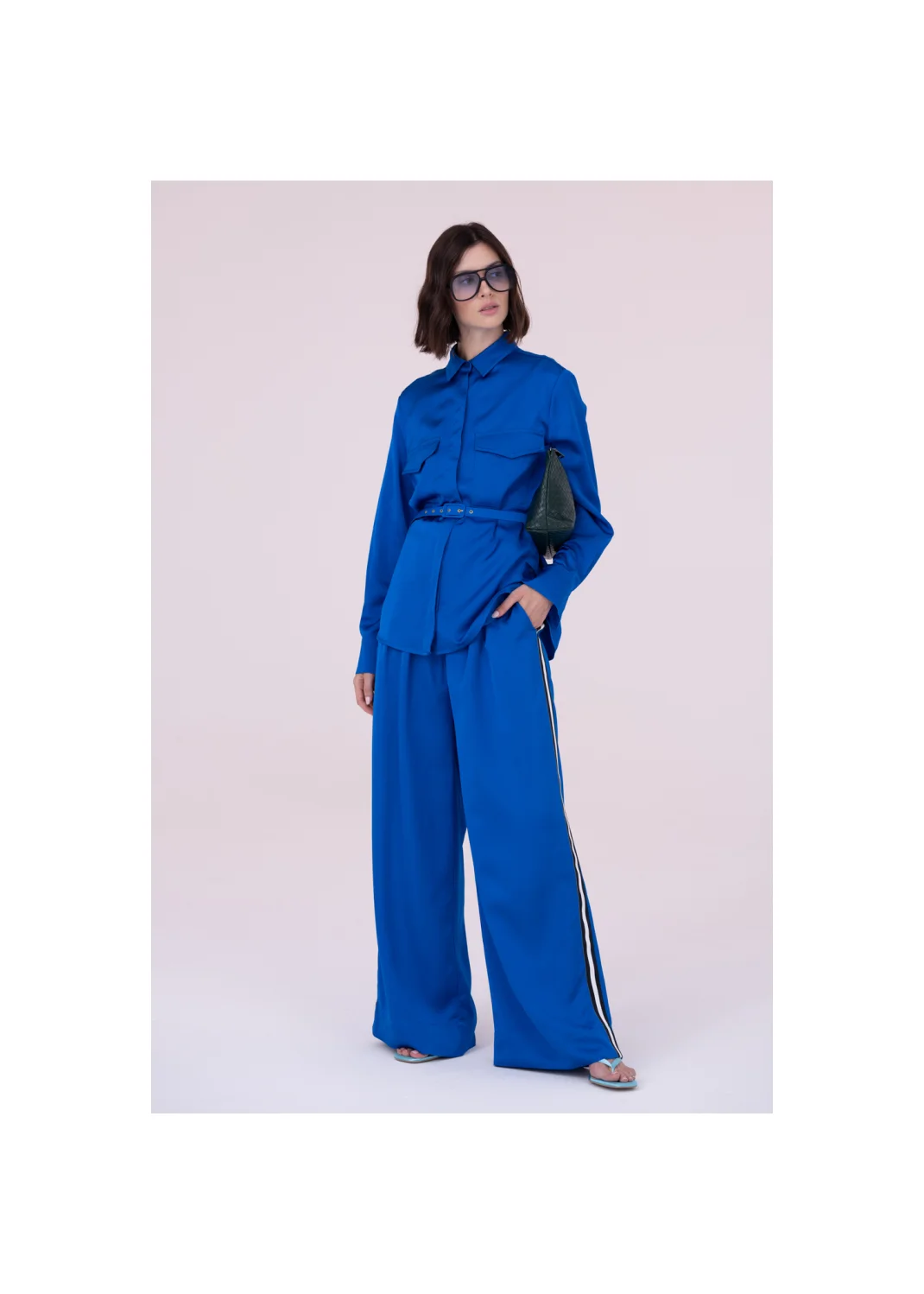 Shirt CLITORIA cornflower blue - 157816