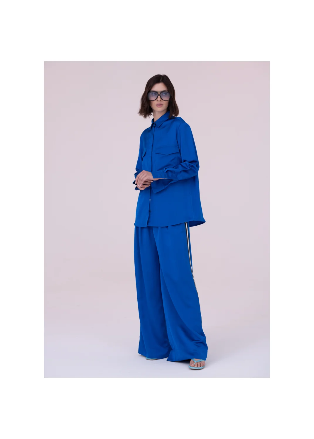 Shirt CLITORIA cornflower blue - 157820