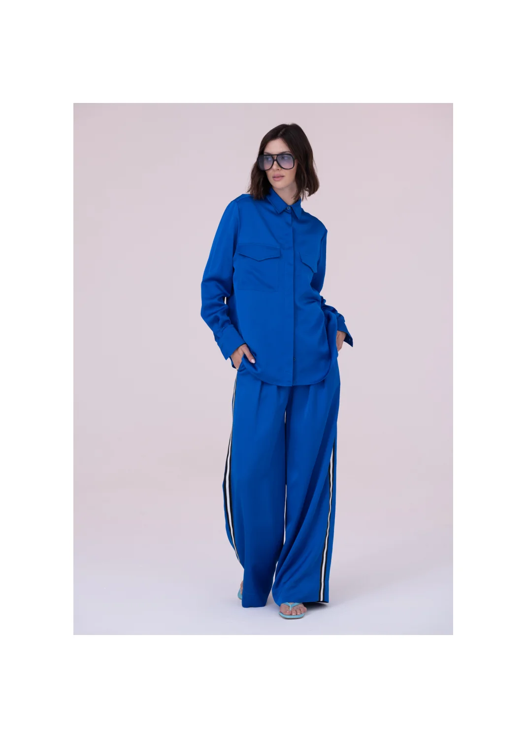 Shirt CLITORIA cornflower blue - 157821
