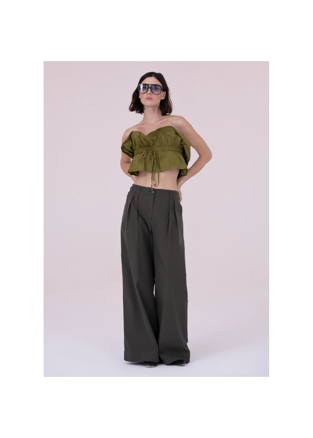Trousers CLOUD olive - 157540