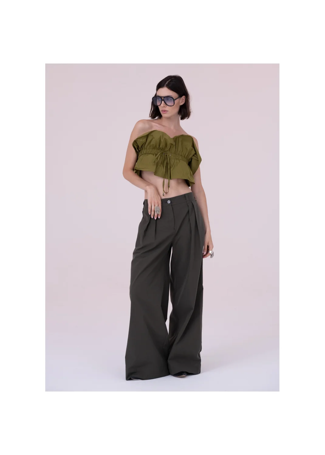 Trousers CLOUD olive - 157541