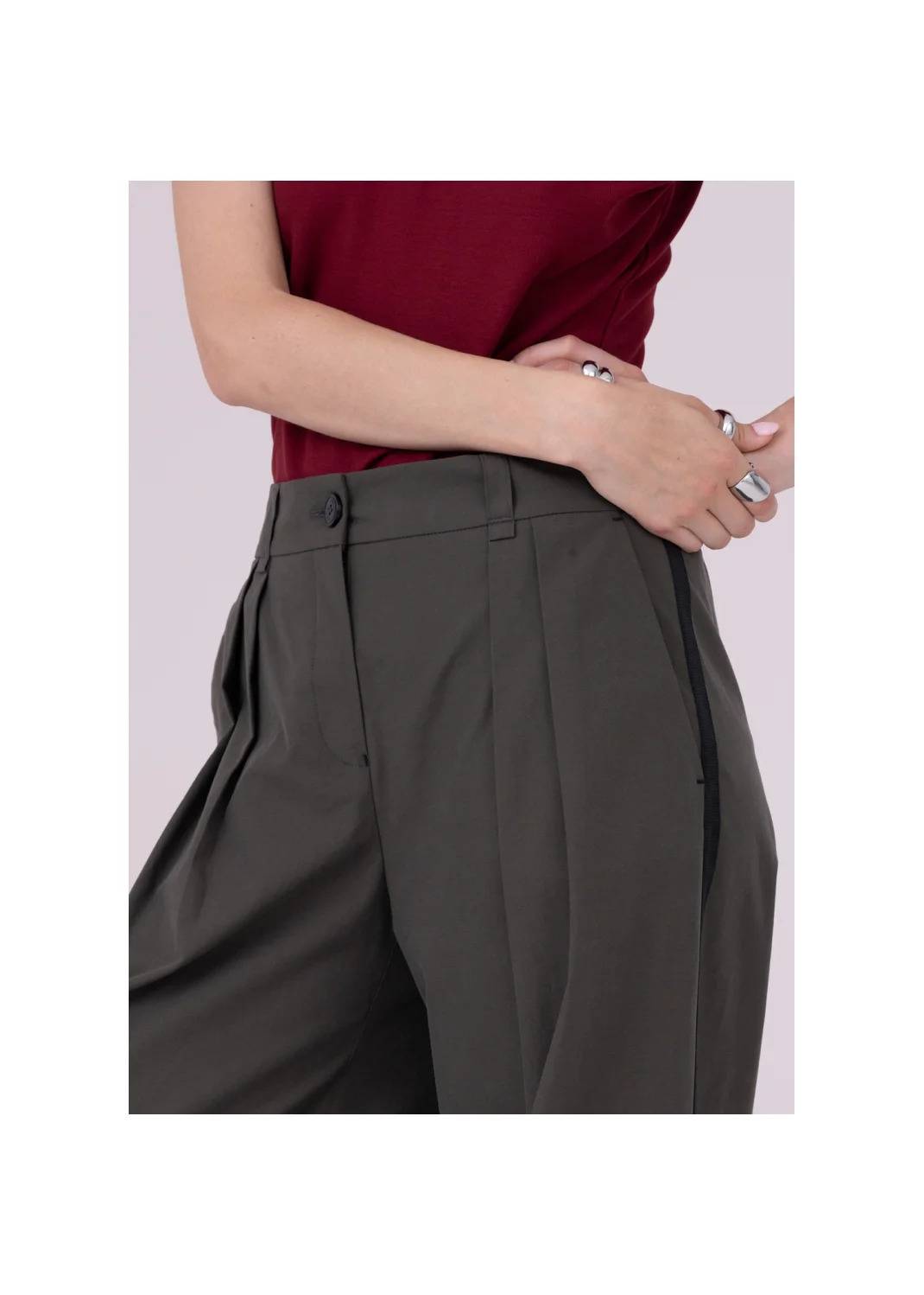Trousers CLOUD olive - 157534