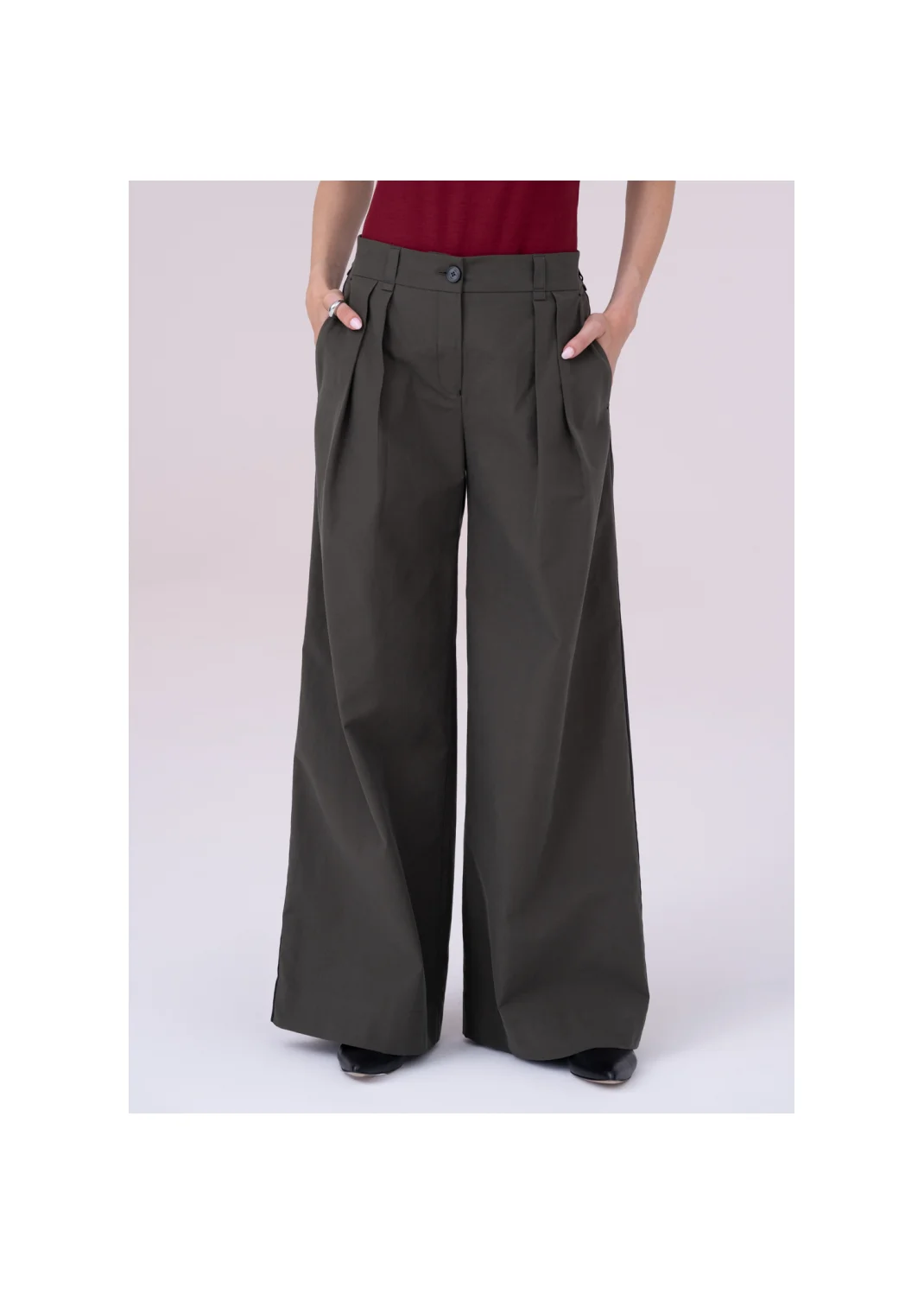 Trousers CLOUD olive - 157535