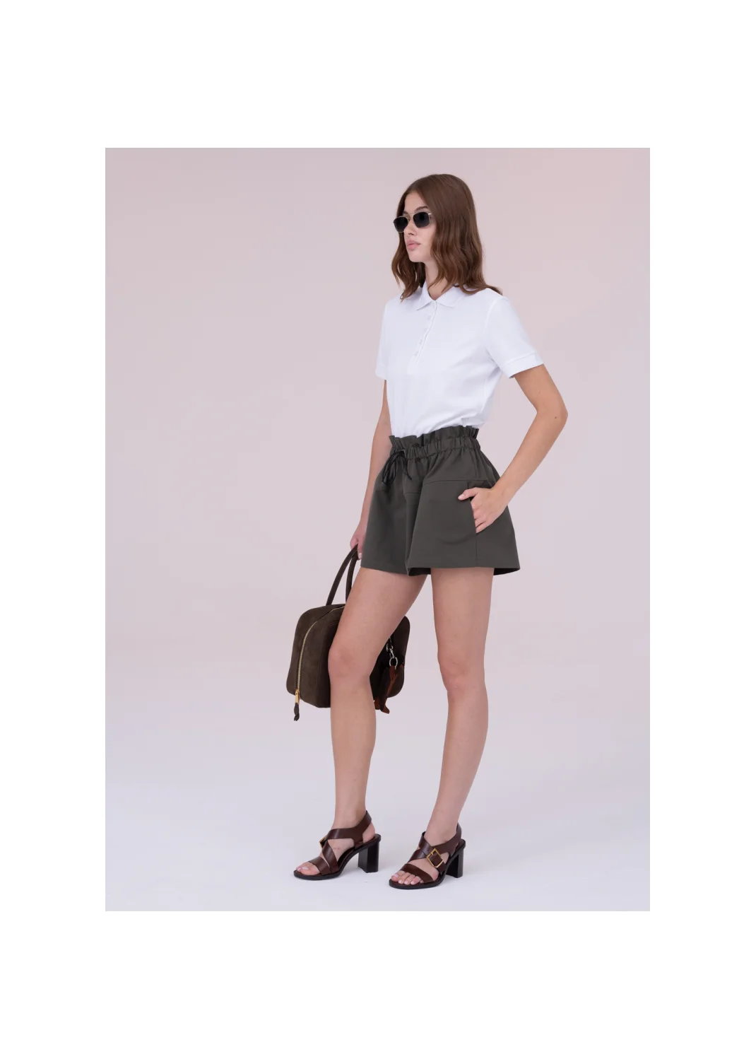 Shorts BELOTTA olive - 157953