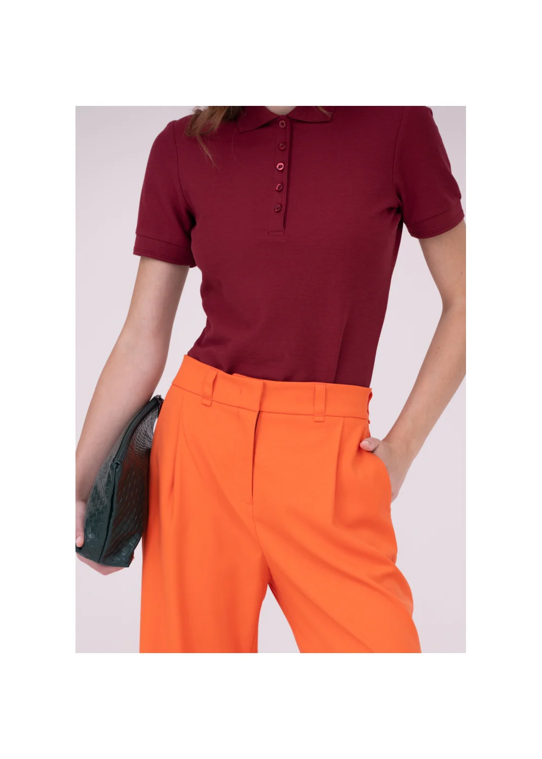 Polo shirt CALLA burgundy - 157621