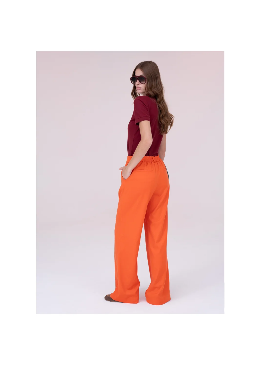 Polo shirt CALLA burgundy - 157622