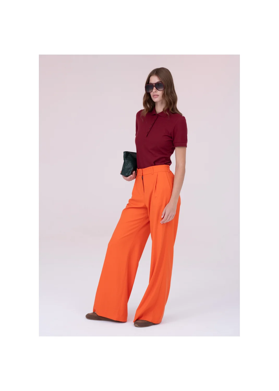 Polo shirt CALLA burgundy - 157624