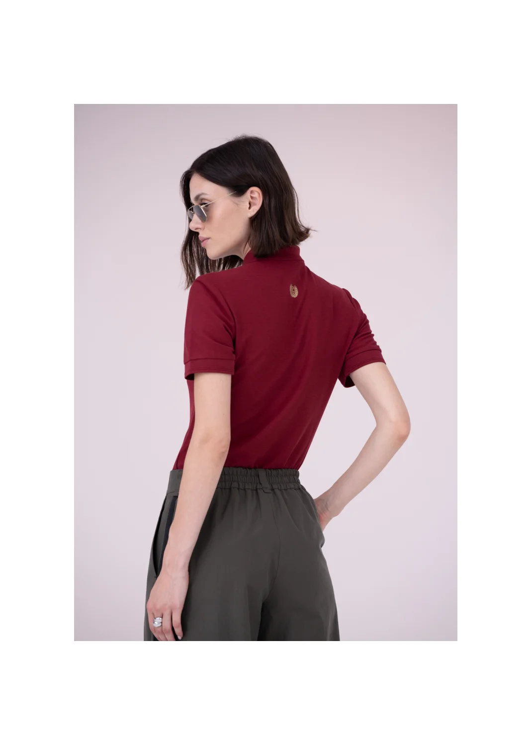 Polo shirt CALLA burgundy - 157626
