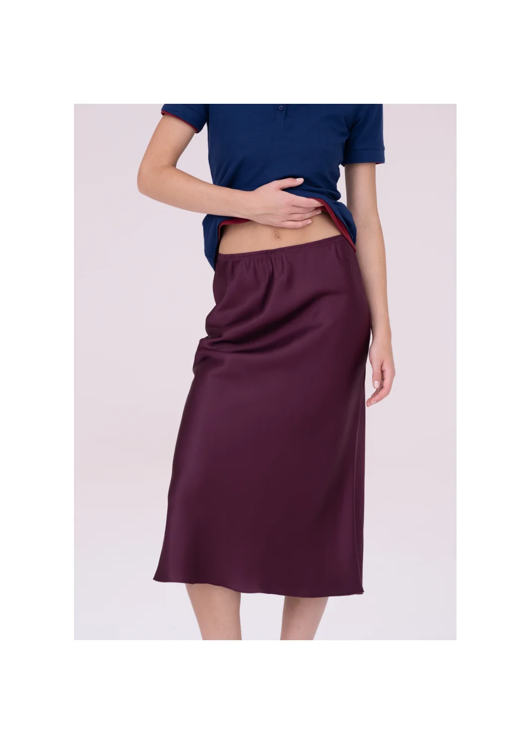 Skirt CLARA burgundy - 157671