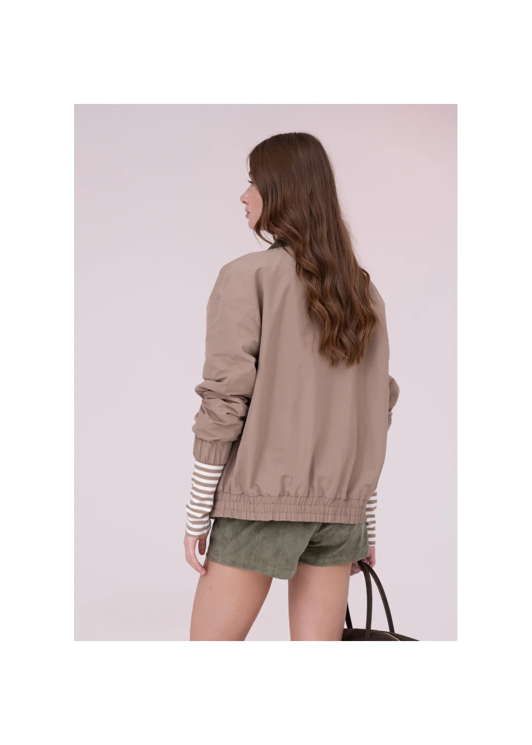 Bomber jacket RIBES beige - 157583