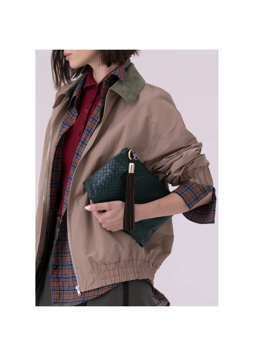 Bomber jacket RIBES beige - 157594
