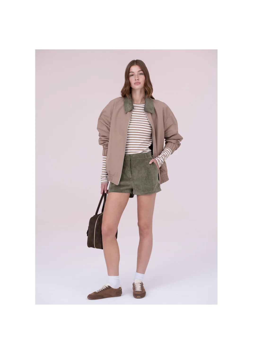 Bomber jacket RIBES beige - 157590