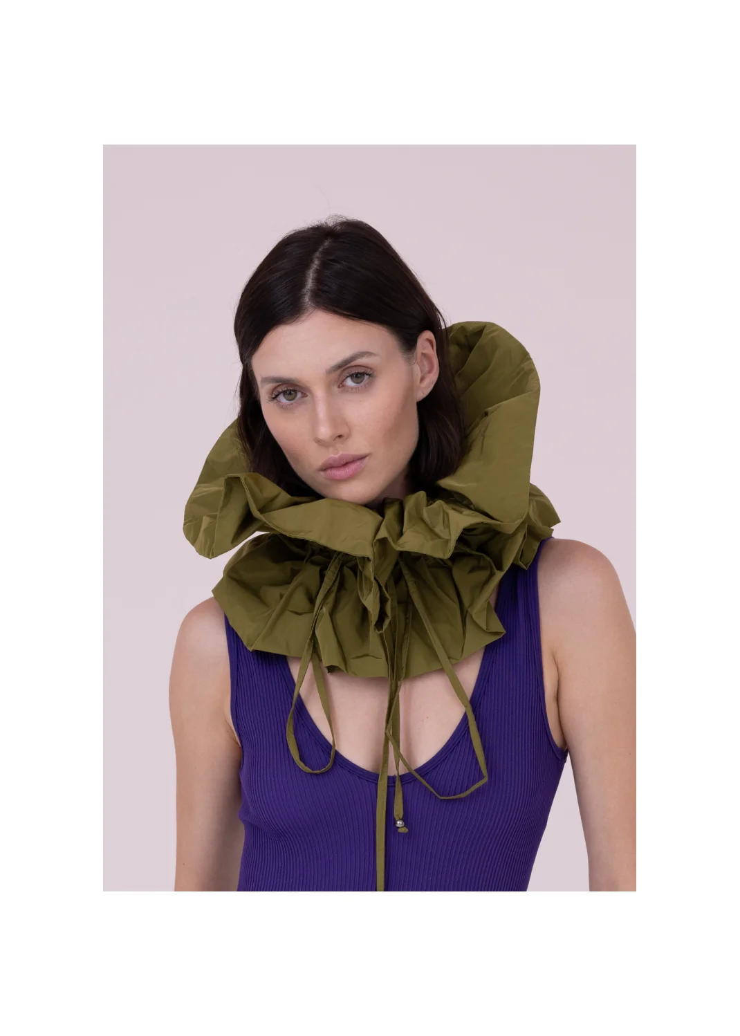 Collar CASCADA olive - 157862