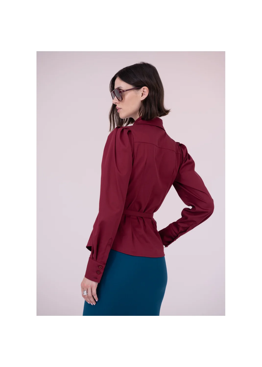 Shirt ARALIA burgundy - 157423