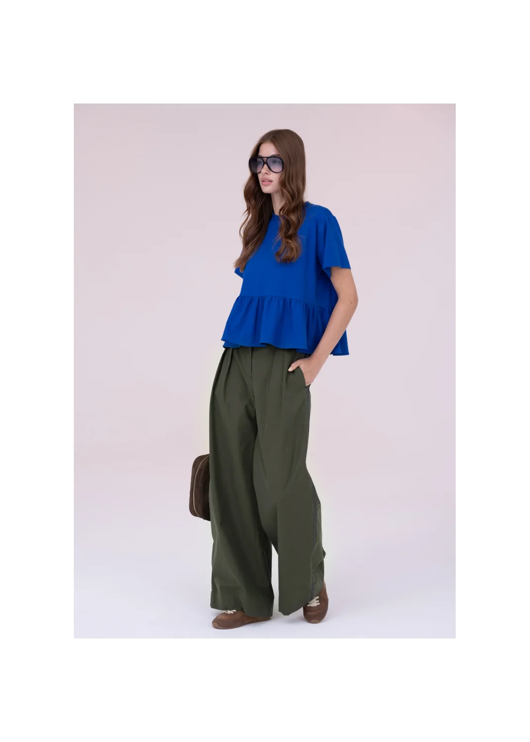 Trousers AMBER olive - 158345