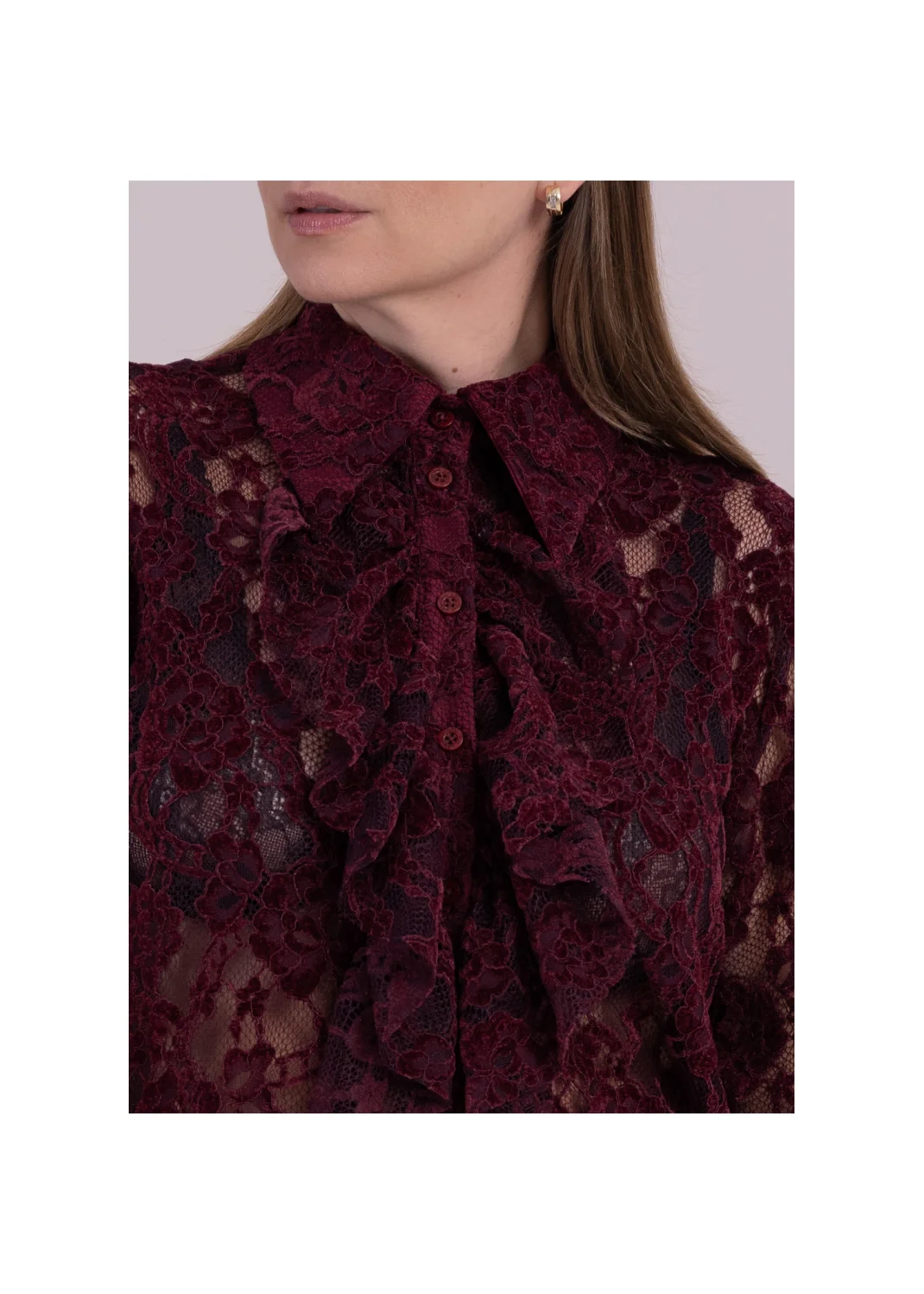 Shirt GRACE burgundy - 158647