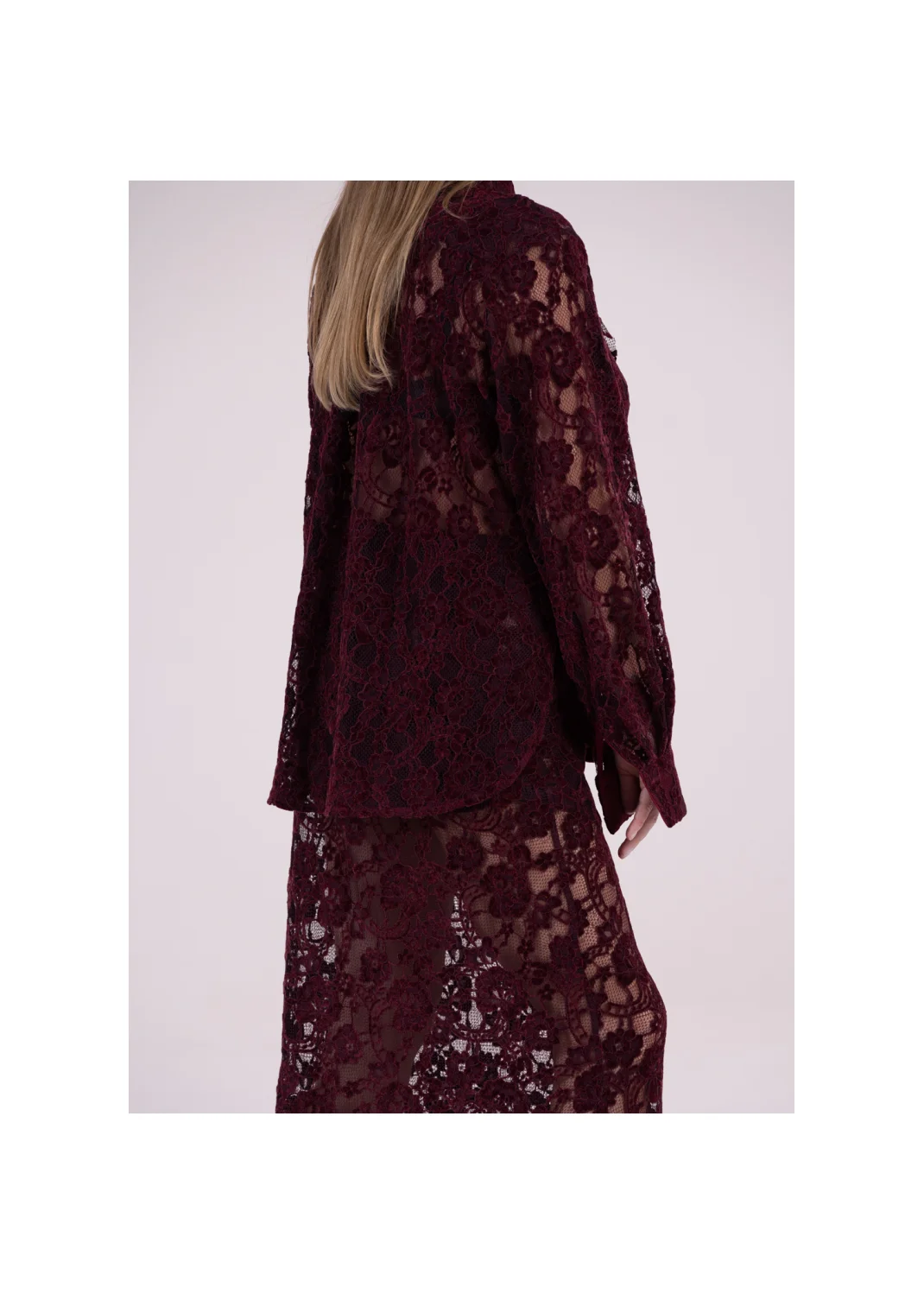 Shirt GRACE burgundy - 158648