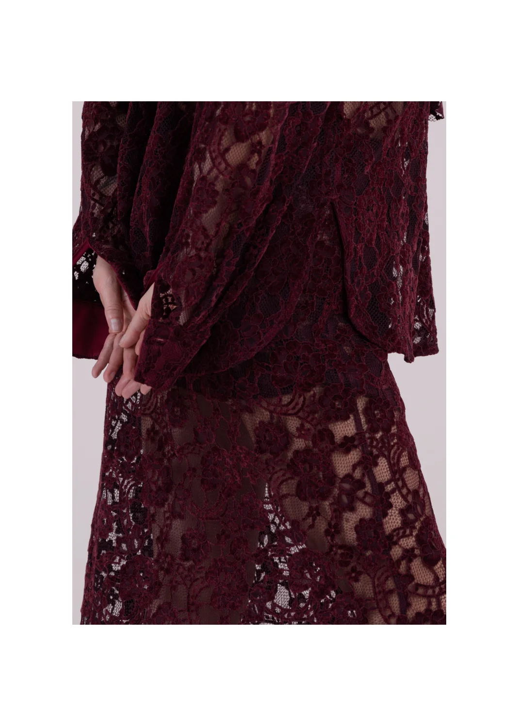 Shirt GRACE burgundy - 158649