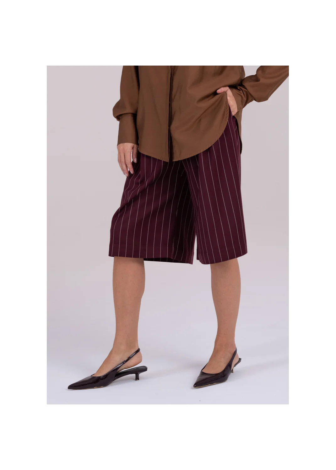 Shorts BIKLA burgundy - 158745
