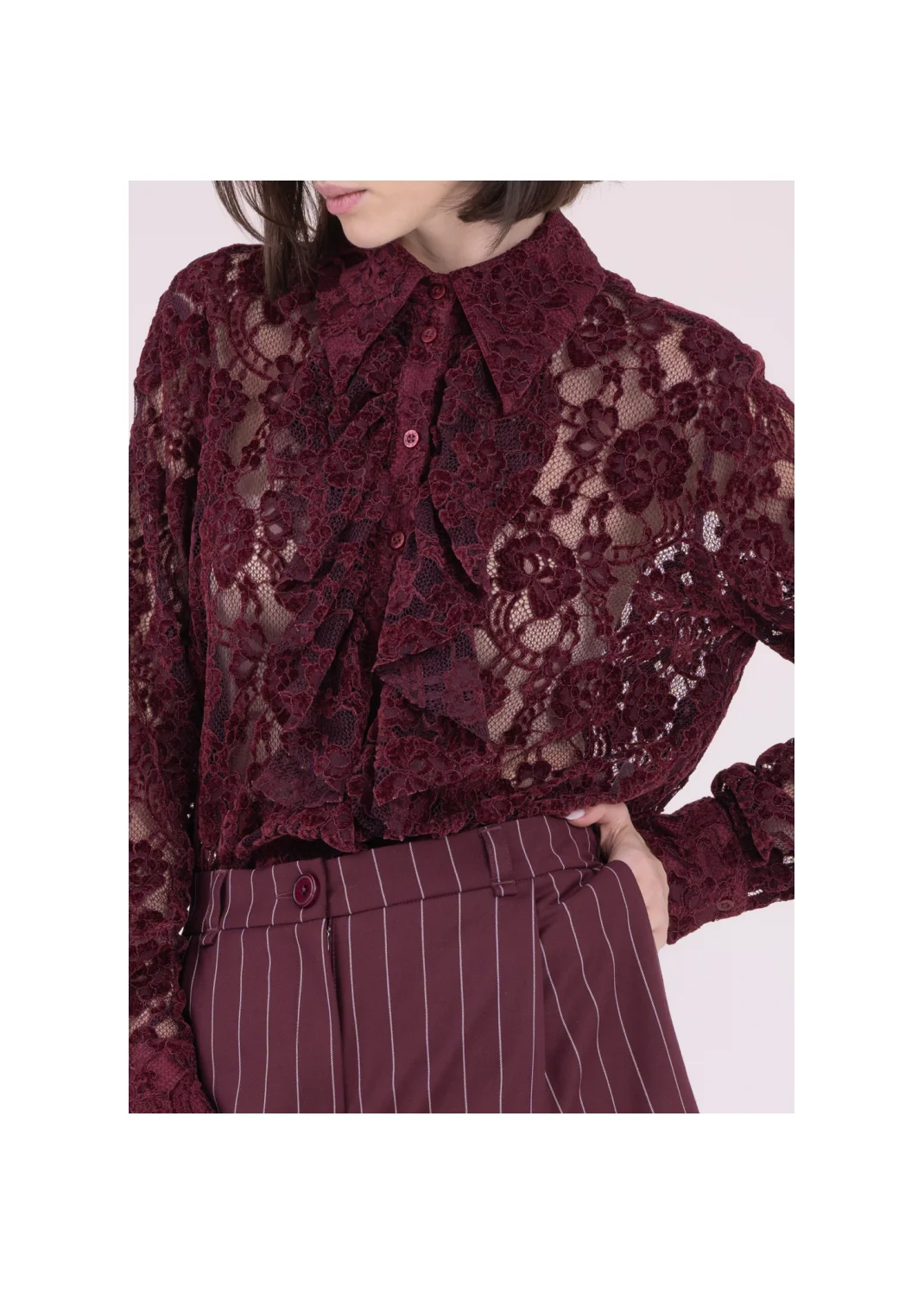 Shorts BIKLA burgundy - 163421