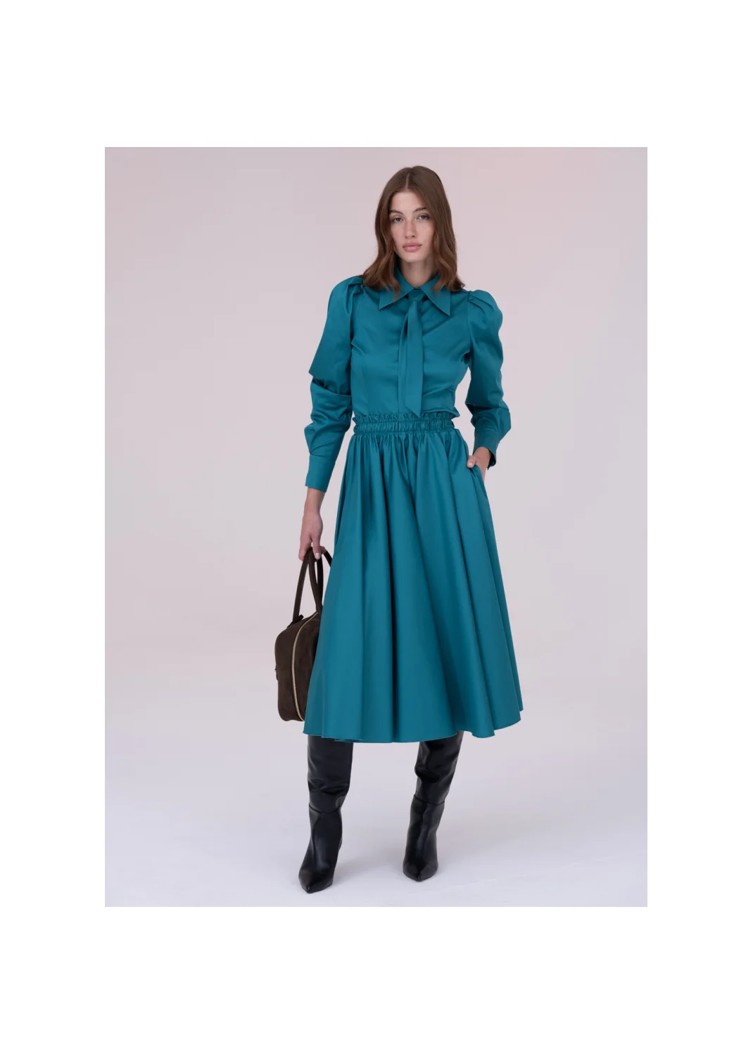 Skirt TWIG turquoise - 159274