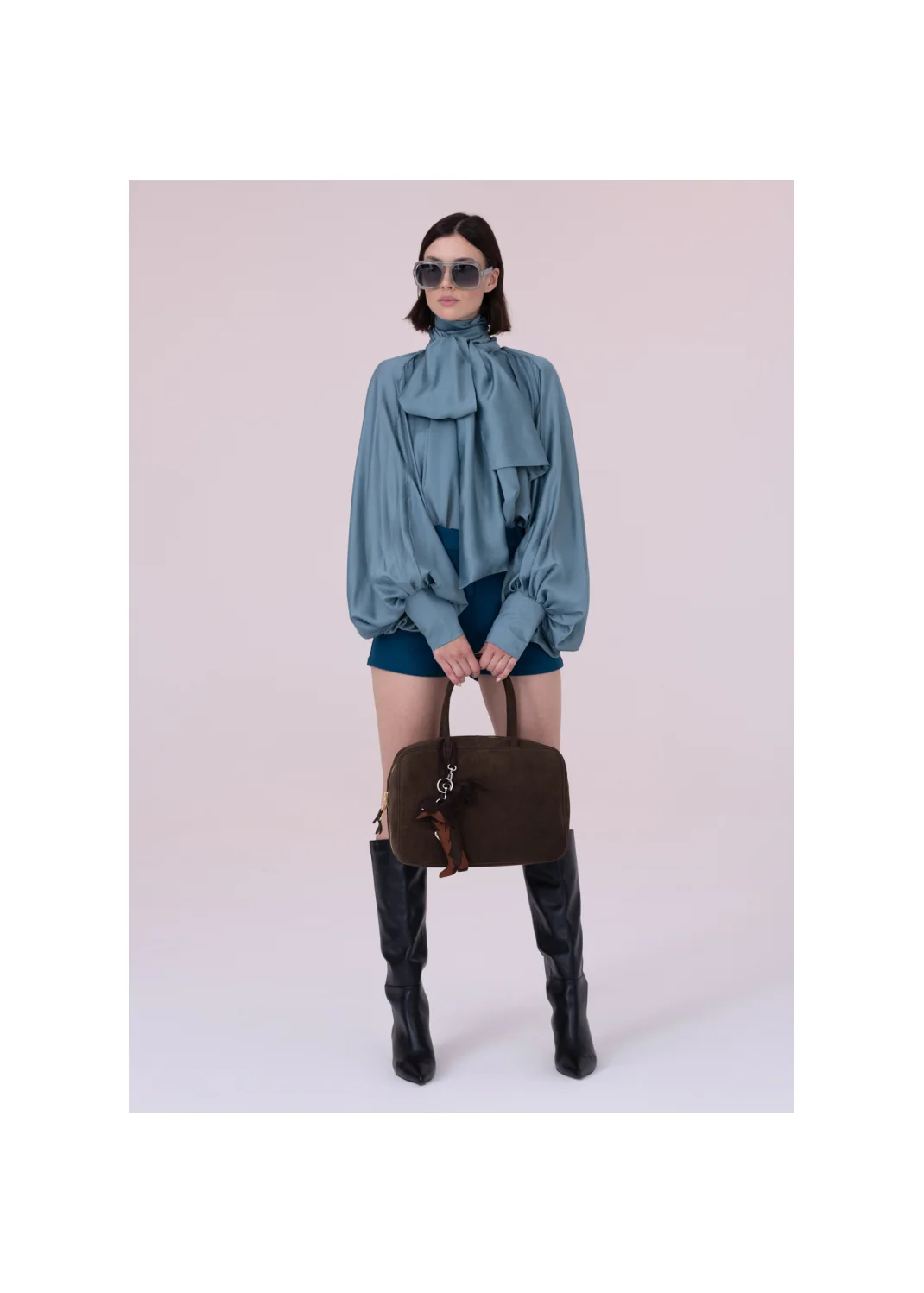 BLOUSE IRISMA turquoise - 159115