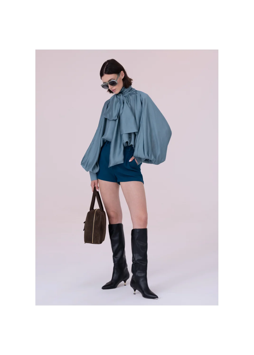 BLOUSE IRISMA turquoise - 159116