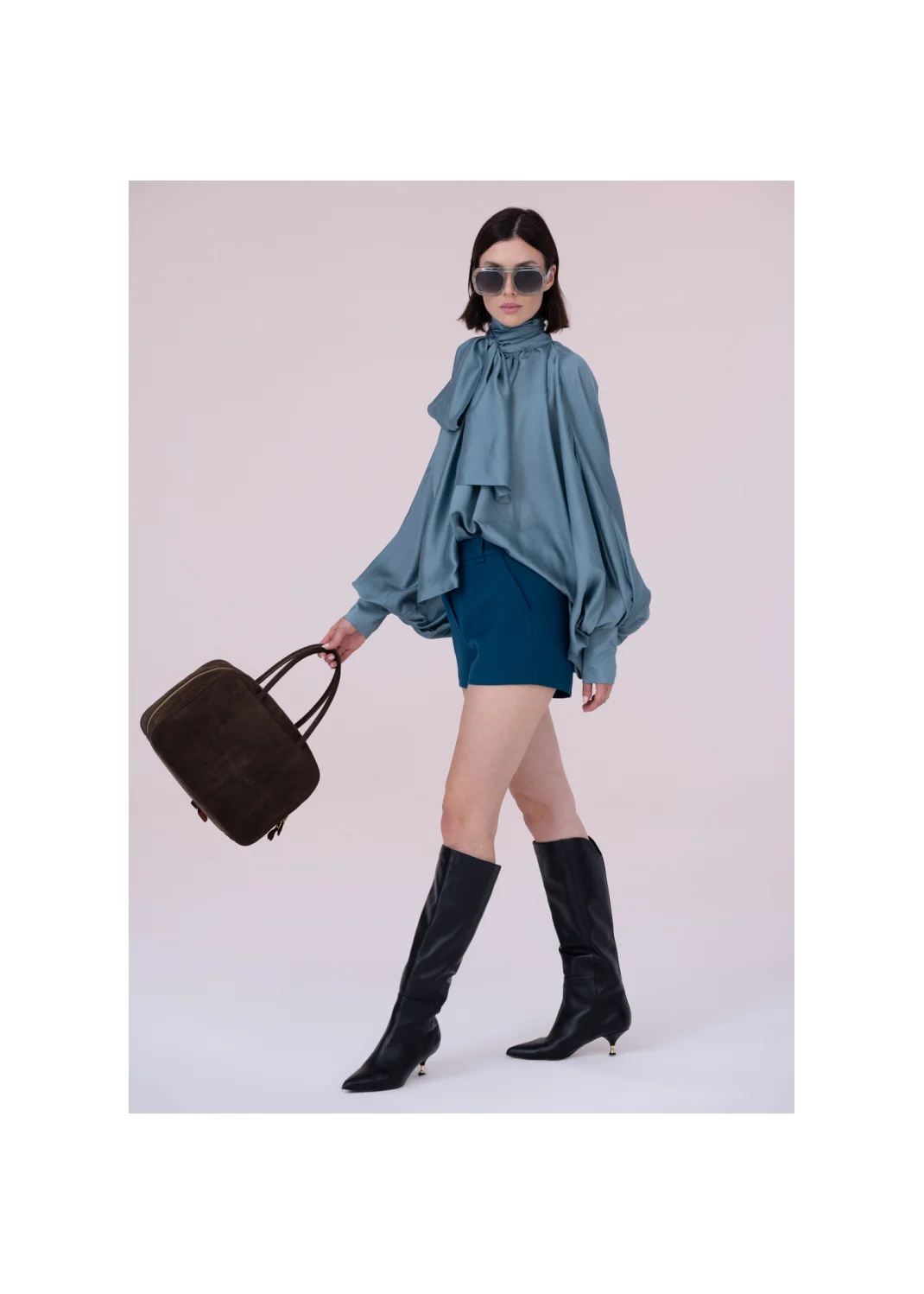 BLOUSE IRISMA turquoise - 159121