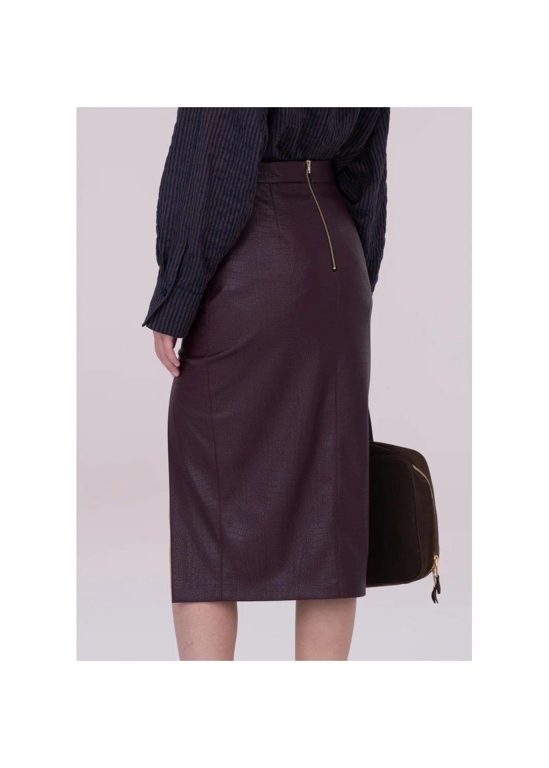 SKIRT ZINNIA leather  - 159204